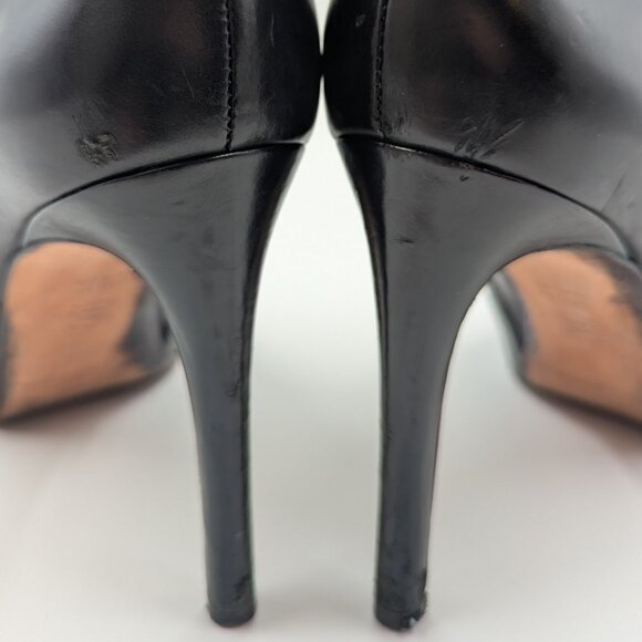 Via Spiga Women's 8M Black Ankle Boots Stiletto Heel Genuine Italian Leather - Picture 7 of 8